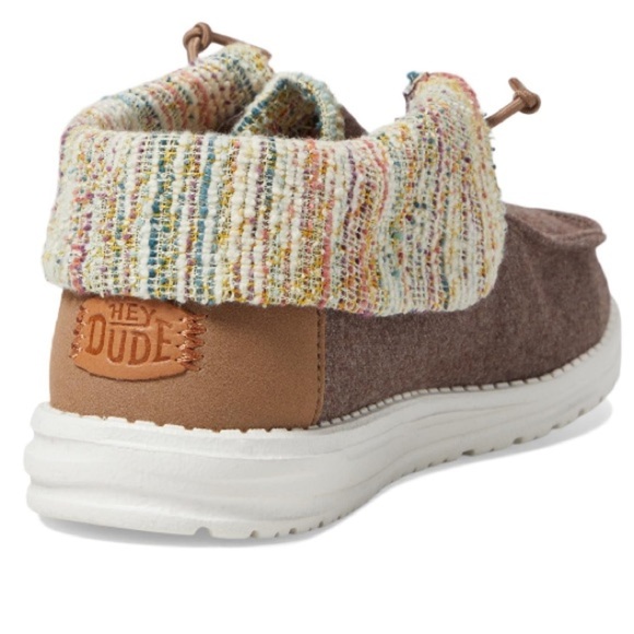 NWT Hey Dude Wendy Wooly Twill Fold Boot - Picture 3 of 6